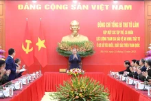 Vue générale de la rencontre, le 11 novembre à Hanoï. Photo : NDEL