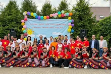 La 4e édition du Camp d’été de la langue vietnamienne au Bélarus attire la participation de nombreux enfants d’origine vietnamienne. Photo : Ambassade du Vietnam au Bélarus