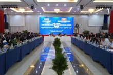 Vue générale de la conférence. Photo : baoquocte.vn
