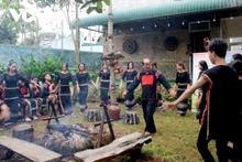 Le cours de formation à la danse folklorique attire la participation de nombreux jeunes issus d’ethnies minoritaires de la province de Dak Lak. Photo : VOV