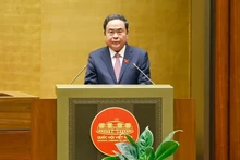 Le président de l’Assemblée nationale Trân Thanh Mân assure la présidence du Conseil électoral national. Photo : VNA.