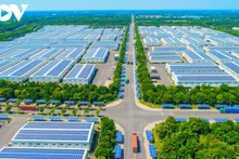 Vue en perspective du parc industriel de Nam Thang Binh. Photo: VOV