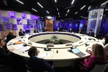 Le président russe Vladimir Poutine prononce un discours lors de la Semaine mondiale de l’énergie atomique. Photo : VNA.