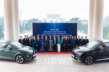 Les délégués à la cérémonie de signature de l'accord de coopération. Photo : VNA.