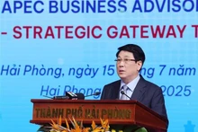 Le président de la République, Luong Cuong s'exprime lors de l'événement. Photo : VNA.