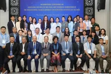Les délégués participent au séminaire scientifique international. Photo: baoquocte