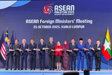 Les déluégués à la Conférence des ministres des Affaires étrangères de l'ASEAN. Photo : VNA.