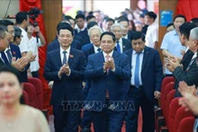 Le Premier ministre Pham Minh Chinh lors de l'événement. Photo : VNA.