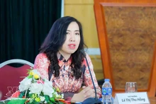 La vice-ministre des Affaires étrangères, Le Thi Thu Hang. Photo: VNA