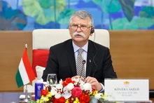 Le président de l’Assemblée nationale de Hongrie, Kover Laszlo. Photo : VNA.