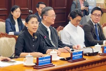 L’ambassadrice de Thaïlande au Vietnam, Urawadee Sriphiromya, prend la parole. Photo: baodautu