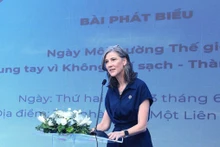 Ramla Khalidi, représentante en chef du Programme des Nations Unies pour le développement (PNUD) au Vietnam Photo : PNUD.