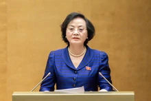 La ministre de l’Intérieur, Pham Thi Thanh Tra. Photo : VNA