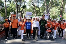 Marche solidaire « Pour les victimes de l’agent orange/dioxine 2025 ». Photo : VNA.