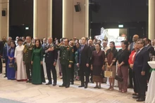 Lors de la réception solennelle à l'occasion du 34e anniversaire de la Fête nationale du Bélarus (3 juillet 1991 - 3 juillet 2025). Photo: baoquocte