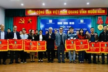 Lors de la cérémonie d'ouverture des épreuves finales du 3e Concours national d'informatique pour les personnes aveugles de 2025. Photo: NDEL