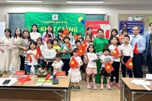 La cérémonie d'ouverture a eu lieu solennellement le 11 juillet. Photo: École de Cay Tre