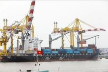 Au port MPC de Hai Phong. Photo : VNA.