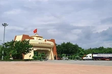 Poste frontalier international de Lao Bao. Photo : VNA.