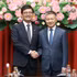 Le vice-ministre vietnamien de la Sécurité publique Nguyen Ngoc Lam (à droite) et le vice-ministre japonais de l’Intérieur et des Communications, Kajihara Daisuke. Photo : Congannhandan.