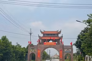 Situé sur les rives du fleuve Rouge, Yen My, dans la commune de Thanh Tri (Hanoï), est un ancien village rural doté d’une longue histoire et d’une riche tradition patriotique et révolutionnaire. Photo : anninhthudo.vn