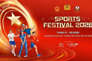 Le Sports Festival 2026 réunira, de juillet à septembre à Phan Thiet, une dizaine de disciplines sportives et près de 17 000 participants. Photo : tdtt.gov.vn.jpg