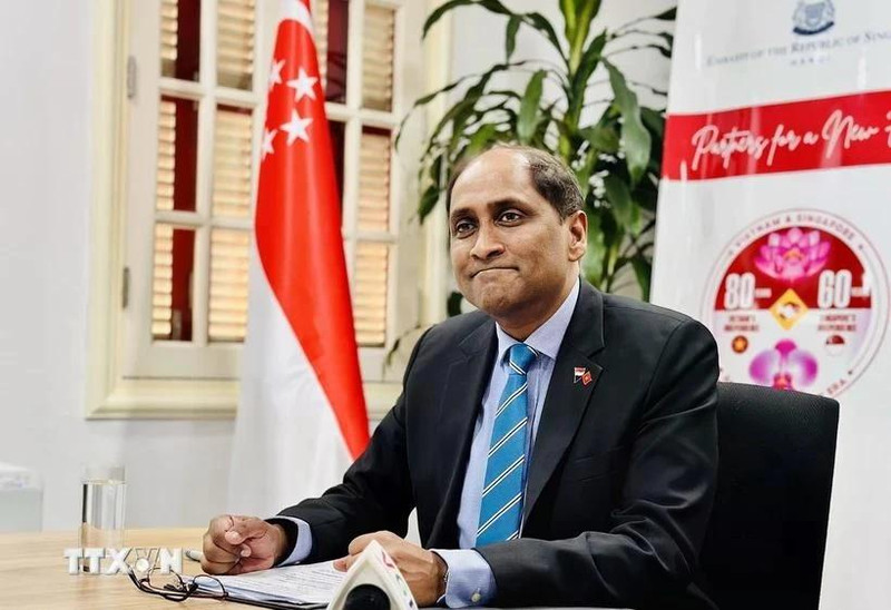 L’ambassadeur de Singapour au Vietnam, Jaya Ratnam. Photo : VNA. 