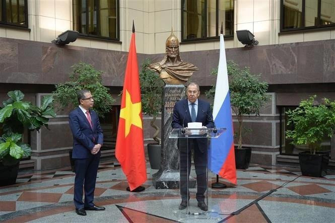 Le ministre russe des Affaires étrangères Sergueï Lavrov. Photo : VNA.