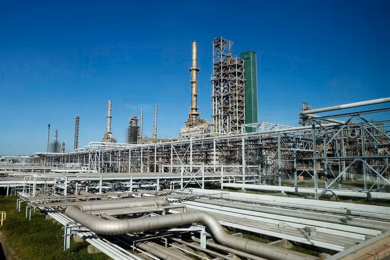 Une partie de la raffinerie de pétrole de Dung Quat, dans la province de Quang Ngai (au Centre).