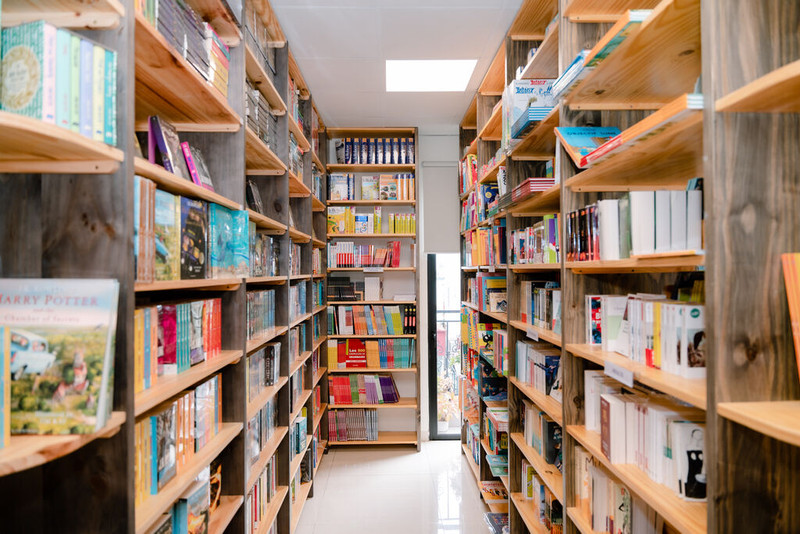 Une vue de la librairie InBook à Hanoï. Photo : CVN.
