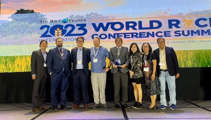 Des délégués lors de la Conférence mondiale sur le commerce du riz à Cebu, aux Philippines. Photo: VOV.