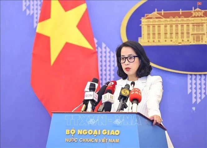 Pham Thu Hang, porte-parole du ministère des Affaires étrangères. Photo : VNA. 