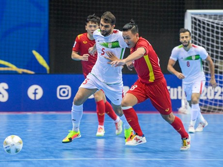 L'équipe vietnamienne de futsal se frottera aux équipes iranienne et marocaine, avant de participer au Championnat d’Asie de futsal 2024. Photo : VFF.