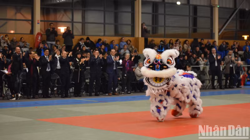 Les spectacles de danse du lion et du dragon sont particulièrement difficiles lorsqu’ils sont exécutés sur de hauts piliers, où des accidents peuvent facilement survenir, si l’on ne suit pas un entraînement minutieux, que l’on n’a pas une bonne santé physique et mentale ou une concentration élevée.
