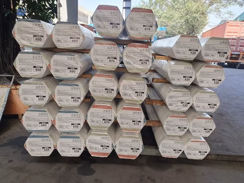 Hoa Phat vient d’exporter son premier lot de tubes en acier vers une grande chaîne de vente au détail du Japon. Photo : baodautu.vn.