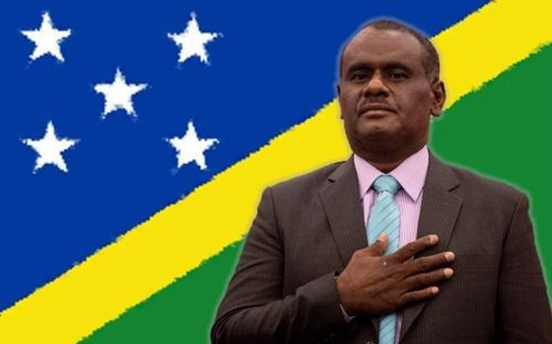 Le nouveau Premier ministre des îles Salomon, Jeremiah Manele. Photo : RNZ.