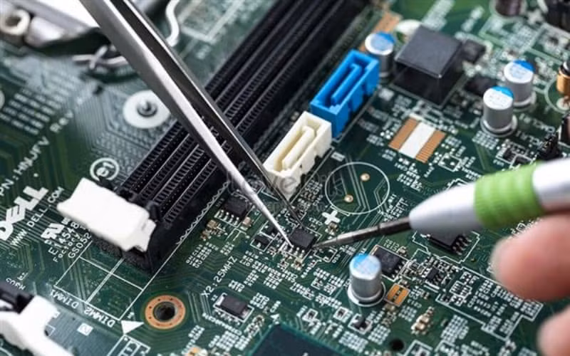 De plus en plus de sociétés internationales de semi-conducteurs sont présentes et souhaitent établir un écosystème au Vietnam. Photo : Vneconomy.vn