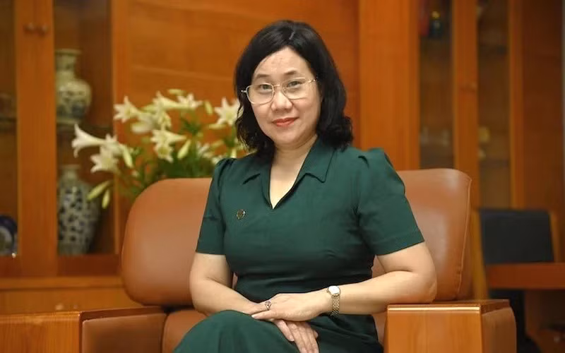La directrice de l’Office général des statistiques (GSO), Nguyên Thi Huong. Photo : NDEL.