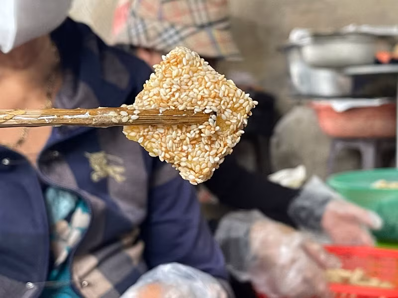 Les biscuits au sésame sont tous fabriqués de manière traditionnelle.