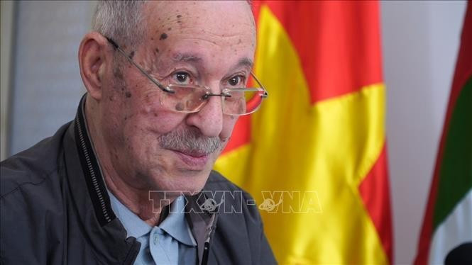 Cherfaoui Tayeb, président de l'Association d'amitié Algérie-Vietnam. Photo : VNA.