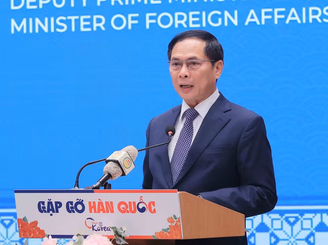 Le vice-Premier ministre et ministre des Affaires étrangères Bui Thanh Son. Photo : VNA.