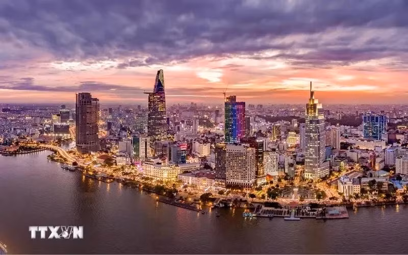 Un coin de Hô Chi Minh-Ville. Photo: VNA