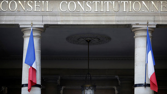 Le Conseil constitutionnel de France à Paris. Photo: Reuters.