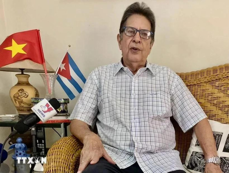 Fredesmán Turró González, ancien ambassadeur de Cuba au Vietnam et actuel vice-président de l'Association d'amitié Cuba-Vietnam. Photo : VNA 