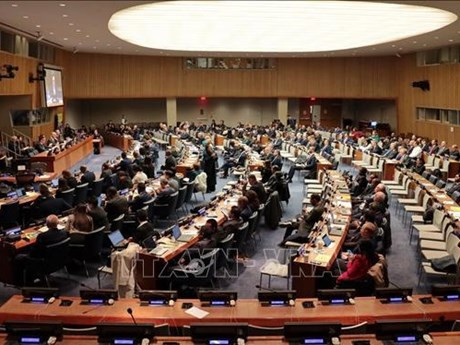Conférence mondiale Global Call to the ClimateScanner. Photo : VNA.