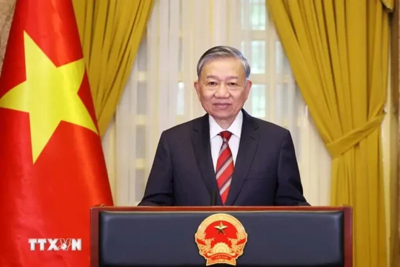Le secrétaire général du Parti et président vietnamien Tô Lâm. Photo : VNA.