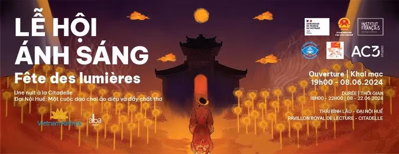 La Fête des lumières se tiendra du 8 juin au 22 juin 2024.