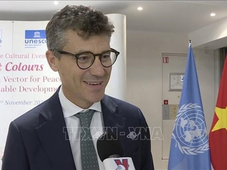 Le représentant de l'UNESCO au Vietnam, Jonathan Wallace Baker. Photo : VNA.
