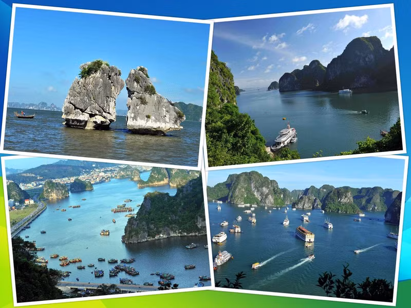 La baie d'Ha Long, province de Quang Ninh (au Nord), est une destination attrayante pour les touristes nationaux et internationaux.