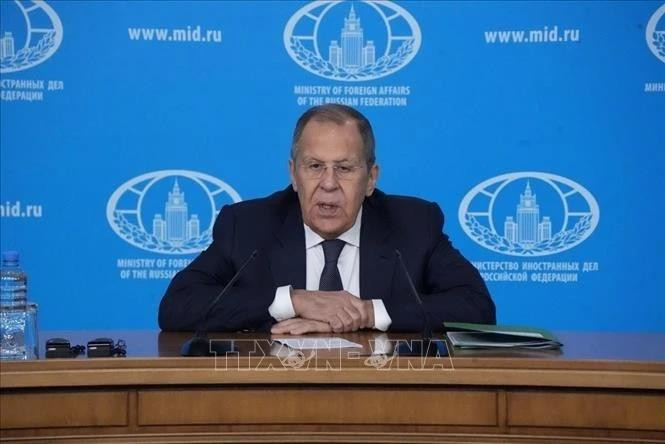 Le ministre russe des Affaires étrangères, Sergueï Lavrov. Photo : VNA.